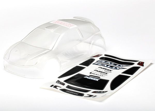 Traxxas Body, LaTraxÔøΩ Rally (clear, requires painting)/ decals