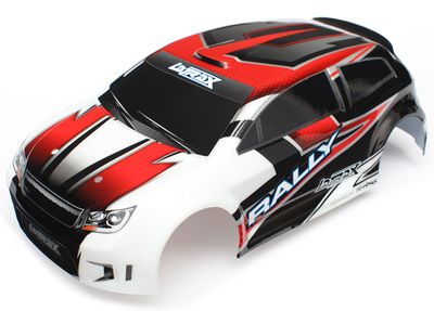Traxxas Body, LaTrax Rally, red (painted)/ decals