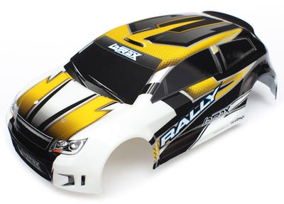 Traxxas Body, LaTrax Rally, yellow (painted)/ decals