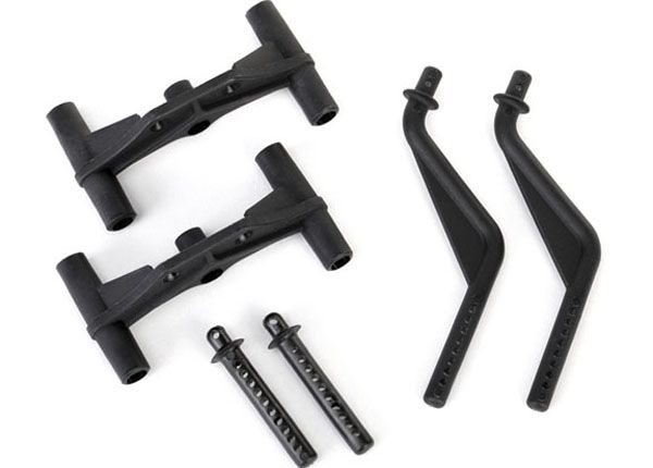 Traxxas Body mounts, front &amp; rear / body mount posts, front &amp; rear
