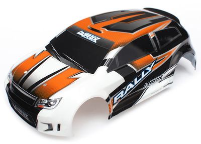 Traxxas Body, LaTrax Rally, orange (painted)/ decals