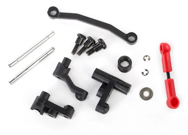 Traxxas Steering bellcranks, servo saver/ spring/ spring retainer/ posts/ draglink