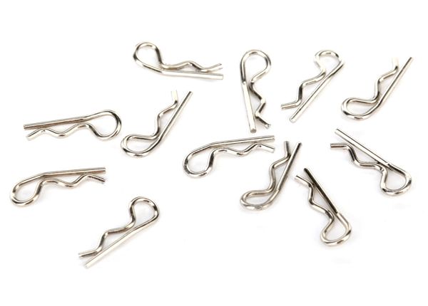 Traxxas Body clips, red (12)