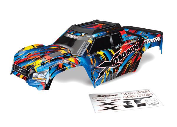 TRA7711T, Traxxas Body, X-Maxx, Rock n&#39; Roll