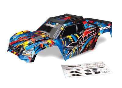 TRA7711T, Traxxas Body, X-Maxx, Rock n&#39; Roll