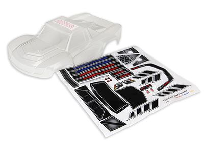 Traxxas Body, LaTrax Desert PreRunner (clear, requires painting)/ decals