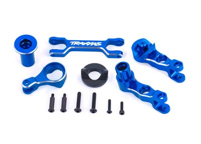 Traxxas Steering bellcranks (left &amp; right)/ draglink (6061-T6 aluminum, blue-anodized) (fits X-MaxxÔøΩ)