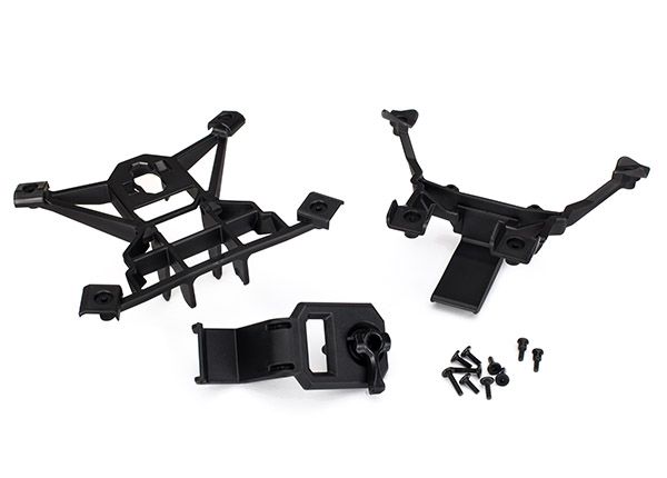 TRA7715, Traxxas X-Maxx Front &amp; Rear Body Mount Set