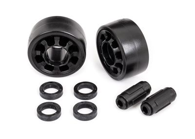 TRA7775, Traxxas X-Maxx/XRT Wheelie Bar Wheels