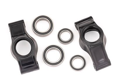 Traxxas Carriers, stub axle (rear) (left &amp; right)/ 20x32x7mm bearings (2)/ 15x24x5mm bearings (2)