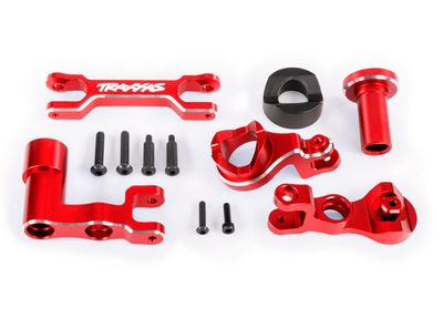 Traxxas Steering bellcranks (left &amp; right)/ draglink (6061-T6 aluminum, red-anodized) (fits XRT or Pro Scale Sand Car)