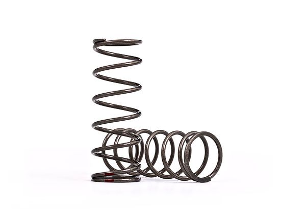 Traxxas Springs, shock, medium (natural finish) (GTX) (5.059 rate, red stripe) (2)