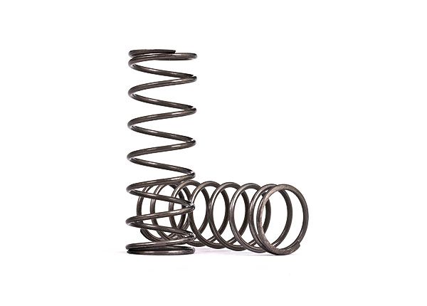 Traxxas Springs, shock, medium (natural finish) (GTX) (3.445 rate, tan stripe) (2)