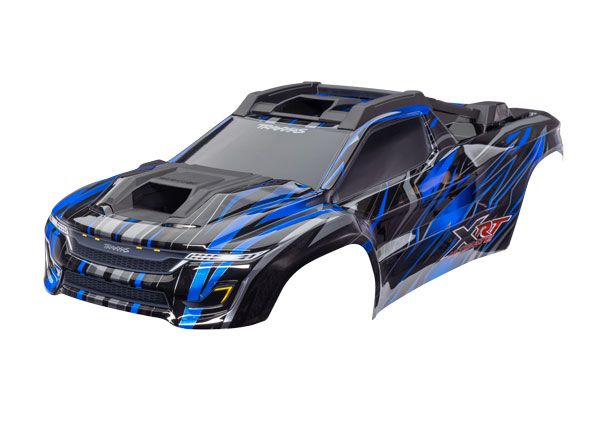 Traxxas XRT Ultimate Monster Truck Body (Blue, Green and ProGraphix), Color: Blue