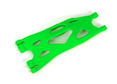 TRA7894G, Traxxas Suspension arm, lower, green (1) (left, front or rear) (for use with #7895 X-Maxx WideMaxx suspension kit)