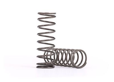 Traxxas Springs, shock, medium (natural finish) (GTX) (2.599 rate, white stripe) (2)
