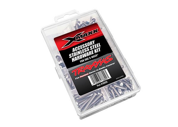 Traxxas Hardware kit, stainless steel, X-MaxxÔøΩ (contains all stainless steel hardware used on X-MaxxÔøΩ)