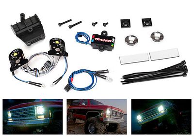 TRA8039, Traxxas TRX-4 1979 Chevrolet Blazer LED Light Set (Requires TRA8028 Power Supply)