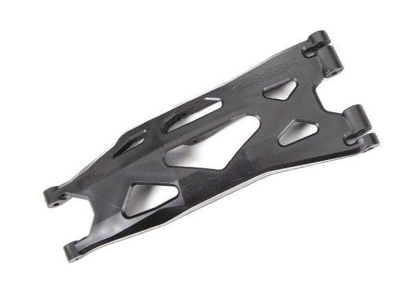 TRA7893, Traxxas Suspension arm, lower, black (1) (right, front or rear) (for use with #7895 X-Maxx WideMaxx suspension kit)