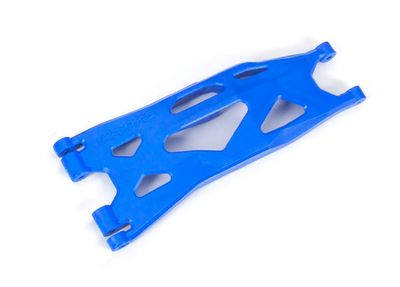 TRA7894X, Traxxas Suspension arm, lower, blue (1) (left, front or rear) (for use with #7895 X-Maxx WideMaxx suspension kit)