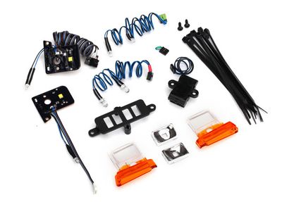 Traxxas LED light set (contains headlights, tail lights, side marker lights, and distribution block) (fits #8010 or 9230 series bodies, requires #8028 power supply)