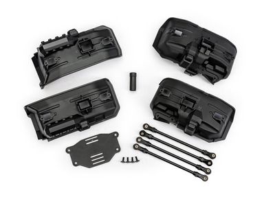 Traxxas Chassis conversion kit, TRX-4ÔøΩ (long to short wheelbase) (includes rear upper &amp; lower suspension links, front &amp; rear inner fenders (for clipless body mounting), short female half shaft, batt
