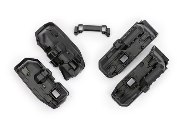 Traxxas Fenders, inner (narrow), front &amp; rear (2 each)/ rock light covers (8)/ body mount/ 2.5x6 CS (10) (for clipless body mounting)