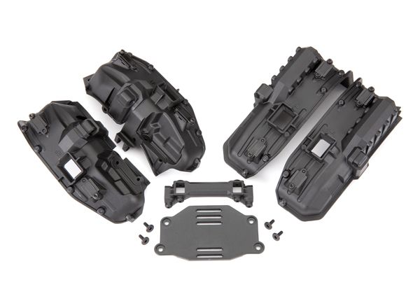 (Clearance) TRA8080X, Traxxas TRX-4 2021 Ford Bronco Inner Fenders w/Rock Light Covers
