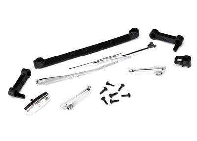Traxxas Door handles, left, right &amp; rear tailgate/ windshield wipers, left &amp; right/ retainers (2)/ 1.6x5 BCS (self-tapping) (7) (fits #8130 series bodies)