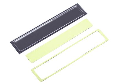 Traxxas Tailgate panel insert (clear, requires painting)/ adhesive foam tape (2) (fits #8010 series bodies)