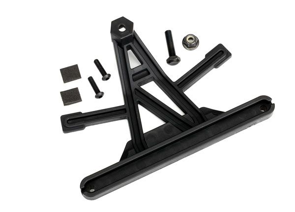 TRA8118, Traxxas Spare tire mount/ mounting hardware