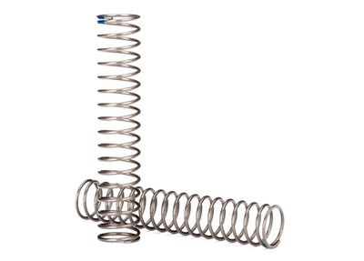 TRA8157, Traxxas Springs, shock, long (natural finish) (GTS) (0.62 rate, blue stripe) (for use with TRX-4 Long Arm Lift Kit)