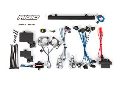 TRA8095, Traxxas TRX-4 Land Rover Defender Complete LED Light Set w/Power Supply