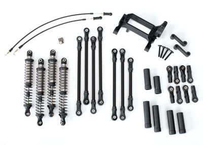 TRA8140, Traxxas TRX-4 Complete Long Arm Lift Kit (Black)