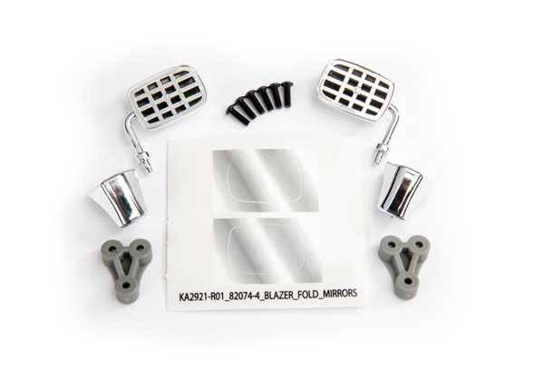 TRA8133X, Traxxas TRX-4 1979 Chevrolet Blazer Side Folding Mirrors (2)