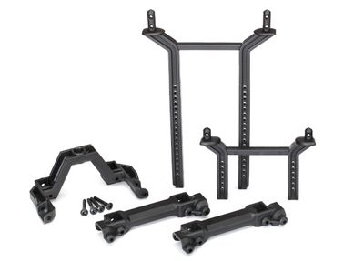 TRA8215, Traxxas Body mounts &amp; posts, front &amp; rear (complete set)-1