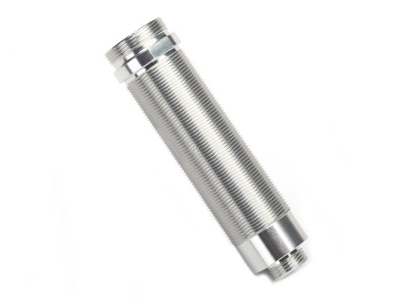 Traxxas Body, GTR shock, 64mm, silver aluminum (front or rear, threaded)