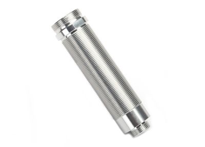 Traxxas Body, GTR shock, 64mm, silver aluminum (front or rear, threaded)
