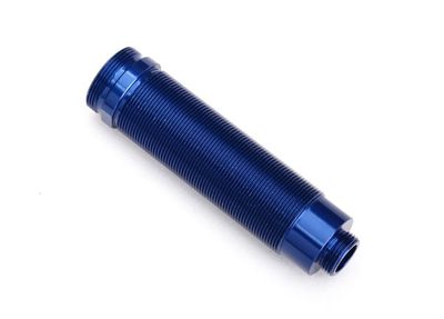 Traxxas Body, GTR shock, 64mm, aluminum (blue-anodized) (front or rear, threaded)