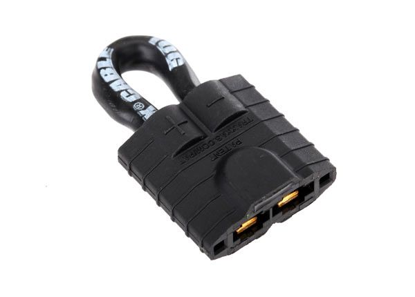TRA8527, Traxxas Connector, 25.2 volt to 14.8 volt jumper (allows a Traxxas dual-battery 25.2 ESC to run on a single 14.8V battery pack)