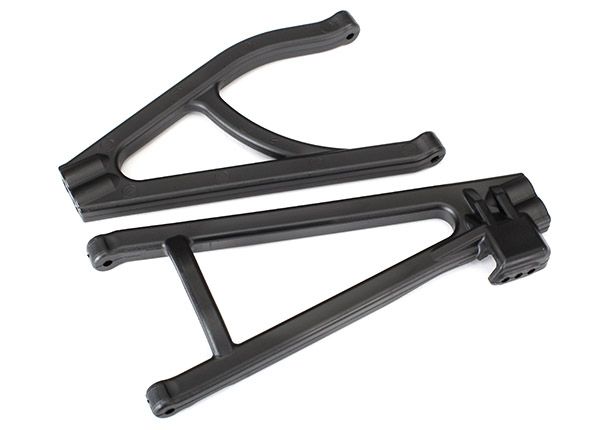 TRA8634, Traxxas Suspension arms, rear (left), heavy duty, adjustable wheelbase (upper (1)/ lower (1))