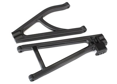 TRA8634, Traxxas Suspension arms, rear (left), heavy duty, adjustable wheelbase (upper (1)/ lower (1))