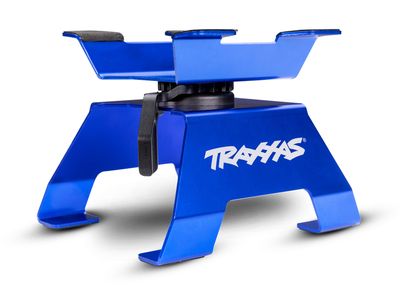 Traxxas RC car/truck stand, blue (assembled)