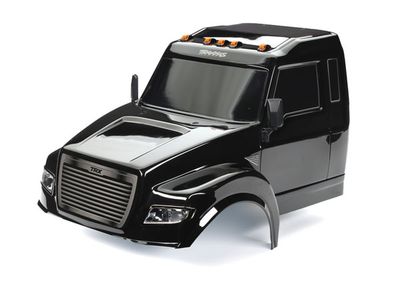 Traxxas Body, TRX-6ÔøΩ Ultimate RC Hauler, black (painted, decals applied) (includes headlight &amp; roof light housings, side mirrors)