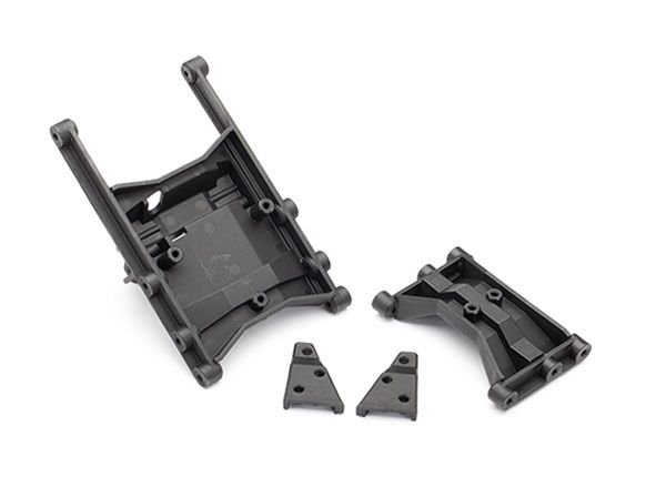 Traxxas Suspension mount, rear, TRX-6ÔøΩ (1)/ chassis crossmember, rear (1)/ suspension link mounts (left &amp; right)