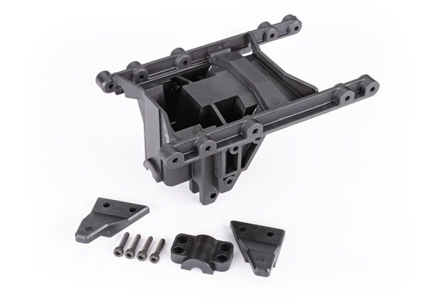 Traxxas Suspension mount, intermediate, TRX-6ÔøΩ (1)/ bearing cap (1)/ suspension link mounts (left &amp; right)/ 2.5x12 CS (4)