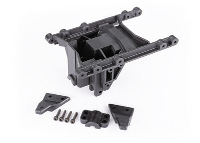 Traxxas Suspension mount, intermediate, TRX-6ÔøΩ (1)/ bearing cap (1)/ suspension link mounts (left &amp; right)/ 2.5x12 CS (4)