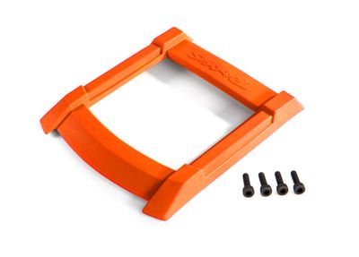 Traxxas Skid plate, roof (body) (orange)/ 3x10mm CS (4)