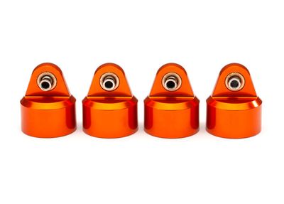 Traxxas Shock caps, aluminum (orange-anodized), GT-MaxxÔøΩ shocks (4)