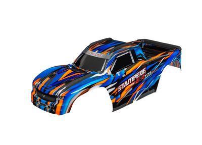 TRA9014-ORNG, Traxxas Stampede® 4x4 VXL 1/10 Pre-Painted Body (Orange)